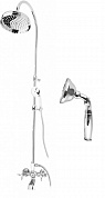 Душевая стойка со смесителем, с изливом, верхним и ручным душем CEZARES NOSTALGIA-CVD-01-M
