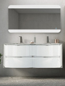 Мебель для ванной CEZARES VAGUE 138/2 Bianco lucido