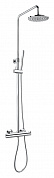 Душевая стойка с термостатическим смесителем верхним и ручным душем CEZARES  SIESTA-F-CD-TA-01