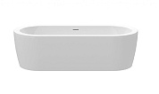 Акриловая ванна отдельно стоящая белая фронтальная панель CEZARES SLIM CENTRAL-180-80-60-W37-SET