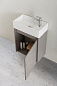 Мебель для ванной правосторонняя BelBagno KRAFT MINI-450/250-1A-SO-PG-R